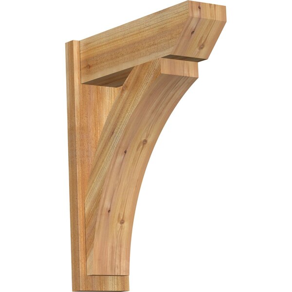 Ekena Millwork Thorton Slat Rough Sawn Outlooker, Western Red Cedar, 8"W x 26"D x 34"H OUT08X26X34THR06RWR - main